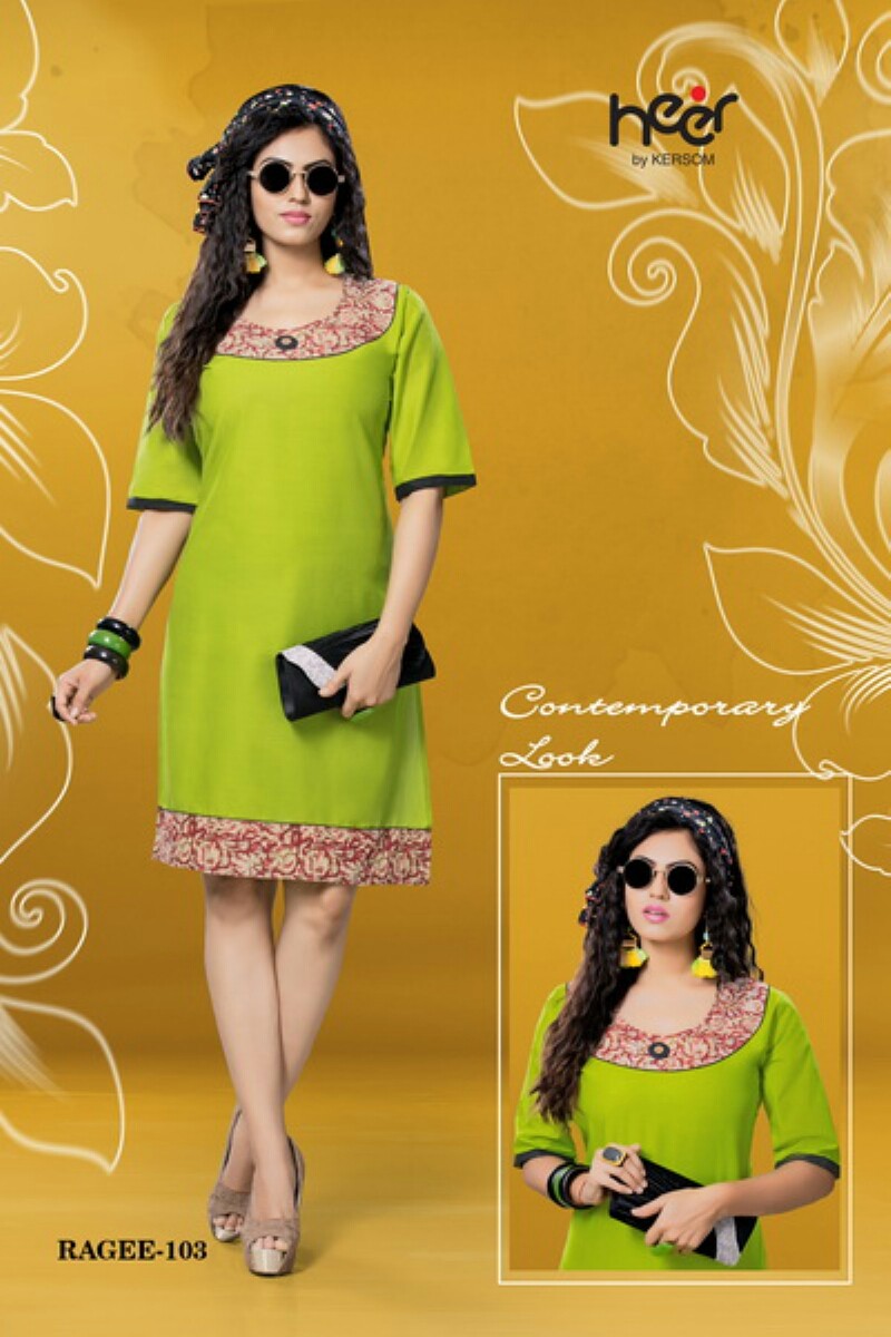 Heer Designer Ragee Vol-1 Short Ladies Wear Kurtis Heer Designer Ragee Vol-1 Short Ladies Wear Kurtis